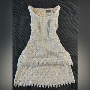 Elegant Gray Vintage (Alex Evenings) Mini Dress